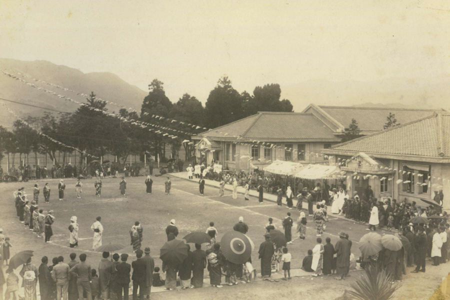 写真：昭和10年10月25日 運動会の風景