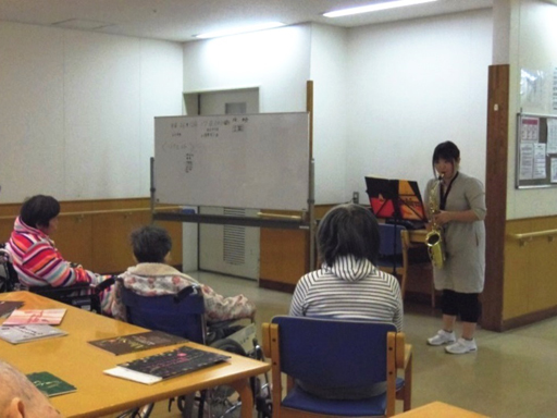 音楽療法の様子